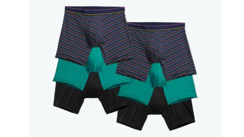 Bombas Men’s Cotton Modal Boxer Brief, 6-Pack