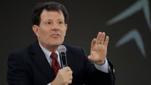 Journalist Nicholas Kristof speaks during the Goalkeepers Conference, Wednesday, Sept. 20, 2017, in New York. 