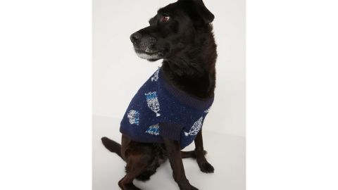 Hanukkah Cozy-Knit Patterned Sweater for Dogs 