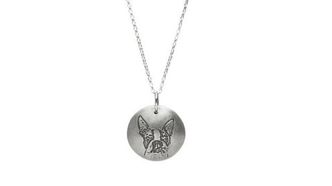 Erin Harris Custom Pet Portrait Pendant Necklace