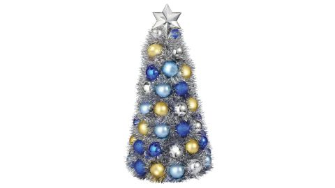 Amscan Metallic Chrismukkah Tinsel Bulb Tree