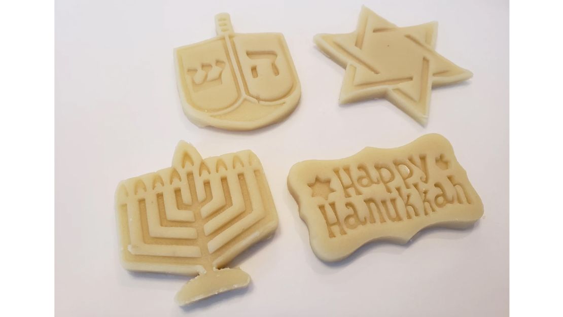 Inpressing Hanukkah Cookie Cutters and Presses, 4-Pack