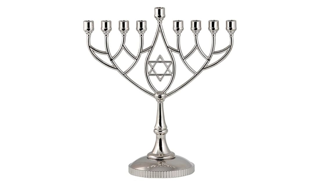 Zion Judaica Hanukkah Menorah 