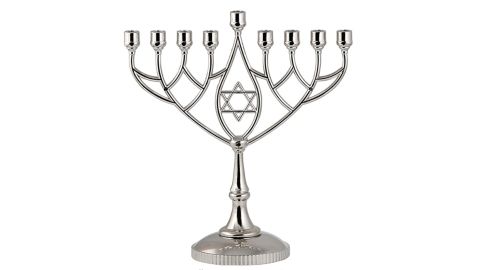 Zion Judaica Hanukkah Menorah 