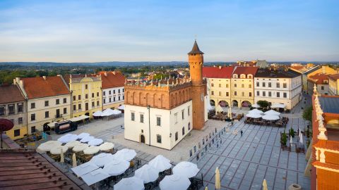 Tarnów is a city, but still has a small-town feel.