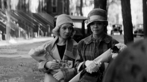 (From left) Ruth Negga and Tessa Thompson star in "Passing."