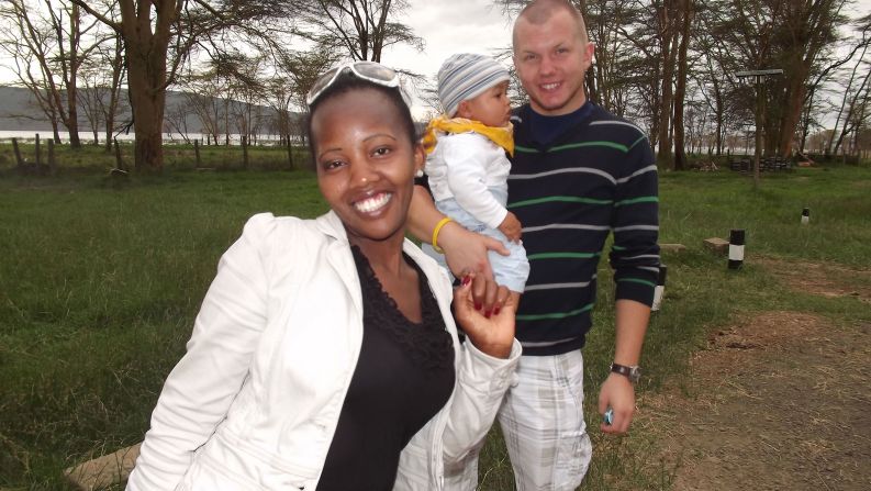 <strong>Trip to Kenya:</strong> In January 2012, the couple had their first child, and later that year the family traveled to Kenya together. Here they are in Kenya in October 2012.