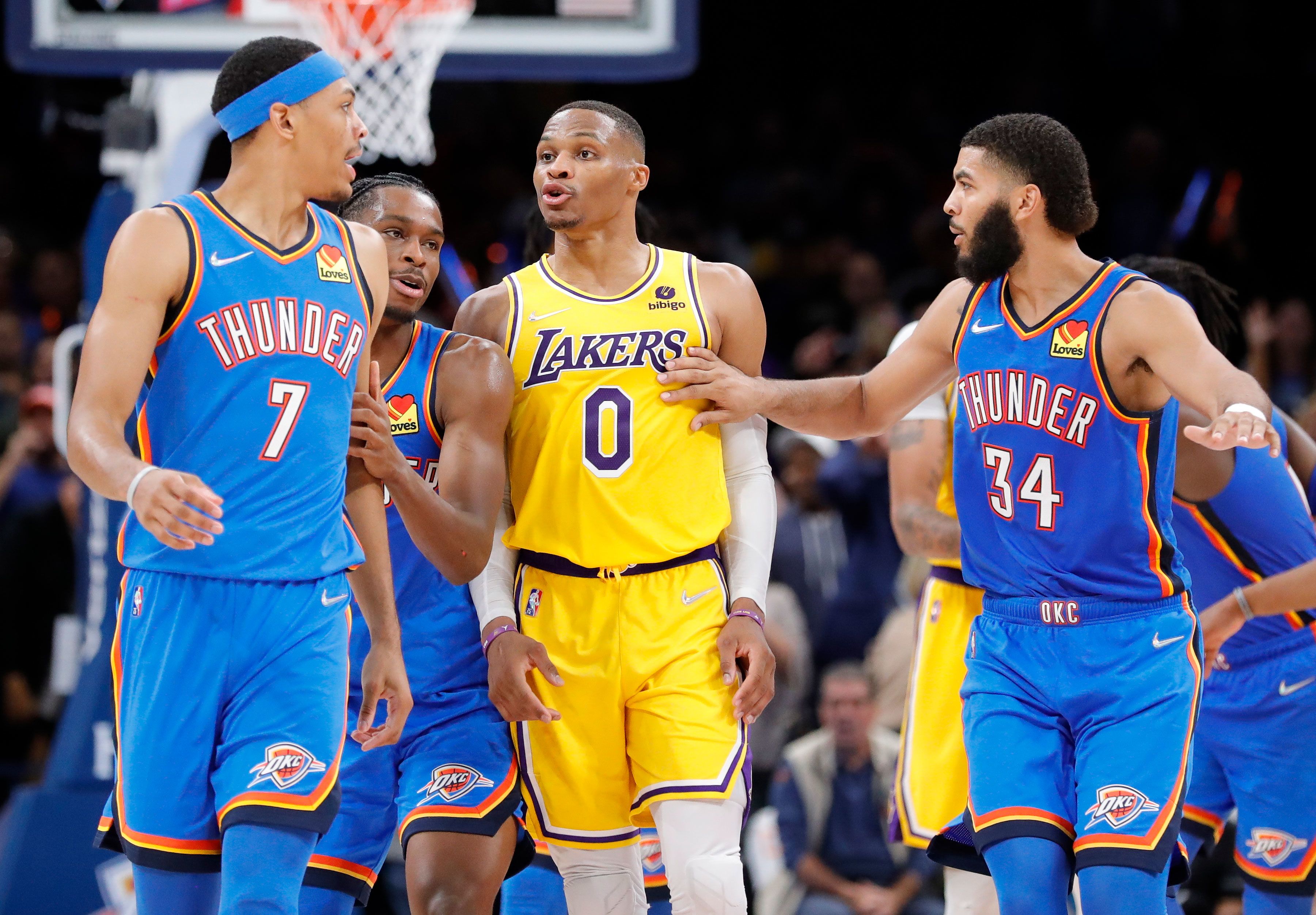 Los Angeles Lakers blow 26-point lead in defeat to the Oklahoma City Thunder