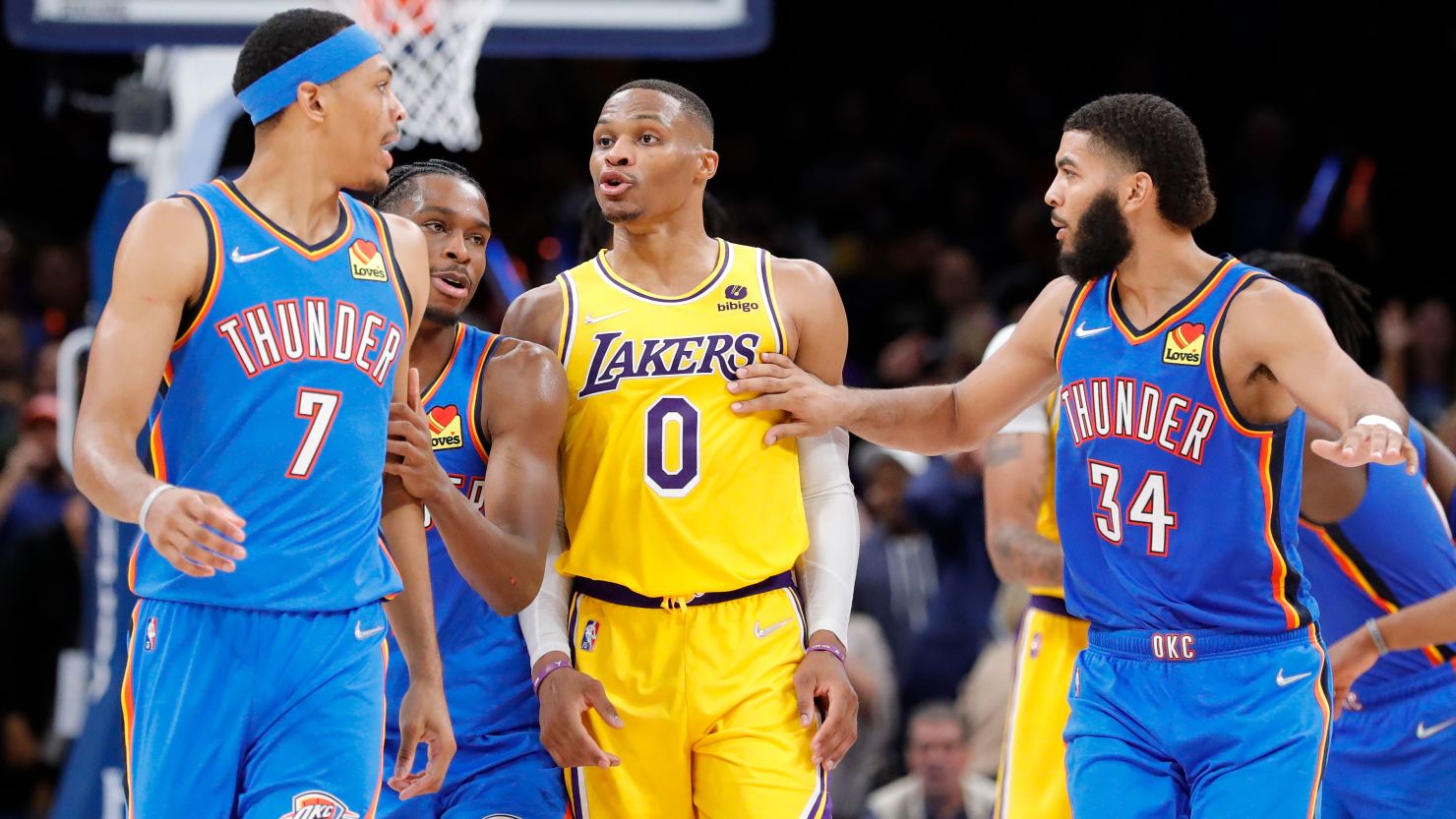 Los Angeles Lakers blow 26-point lead in defeat to the Oklahoma City  Thunder