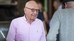 Rupert Murdoch, co-chairman of Twenty-First Century Fox Inc., arrives for the Allen & Co. Media and Technology Conference in Sun Valley, Idaho, U.S., on Tuesday, July 10, 2018. The 35th annual Allen & Co. conference gathers many of America's wealthiest and most powerful people in media, technology, and sports. Photographer: David Paul Morris/Bloomberg via Getty Images