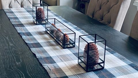 Hearth & Hand with Magnolia Fall Tartan Plaid Table Runner