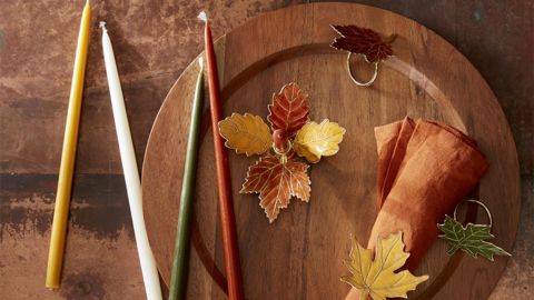 Williams-Sonoma Fall Colored Tiny Taper Candles, Set of 12