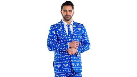 The Lit Menorah Blazer With Tie 