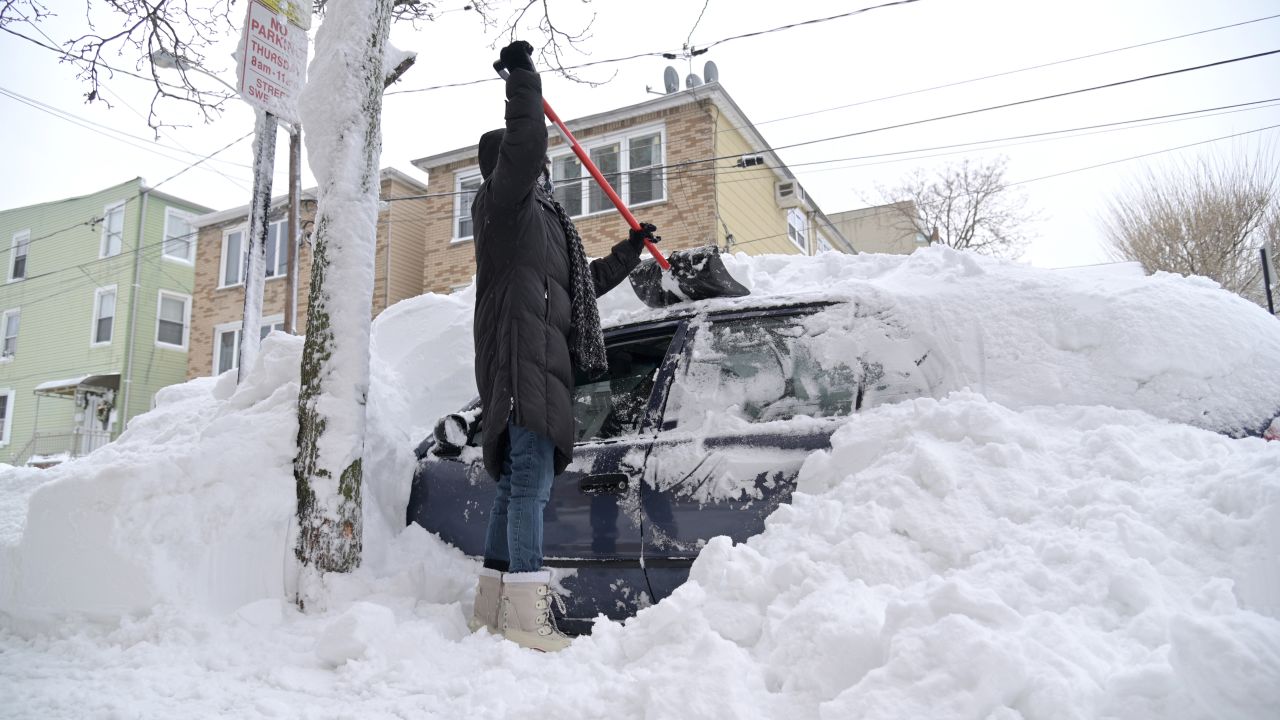 A shovel could mean the difference between getting out and staying stuck. 