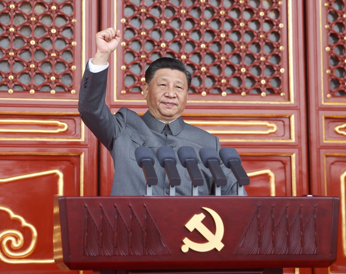 Xi Jinping delivers a speech at a ceremony marking the 100th anniversary of the founding of the Chinese Communist Party. Worsening inequality now appears to be vexing the country's most powerful leader in decades.