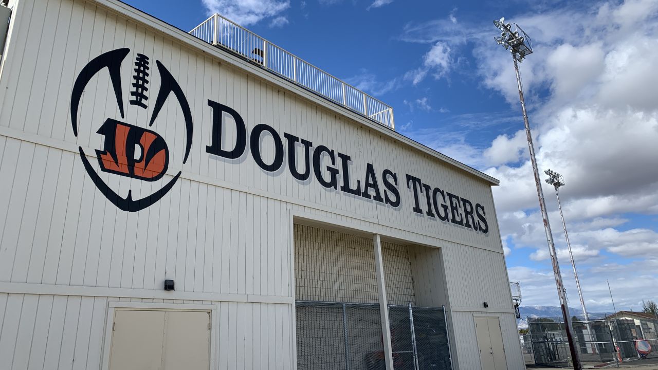 Douglas High has had anti-mask protests on the sidewalk outside the school, students say.