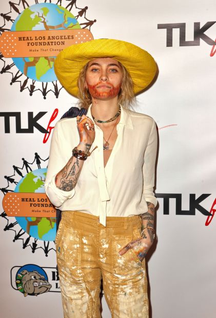 Michael Jackson's daughter, Paris, took inspiration from art history with a Van Gogh-inspired look.