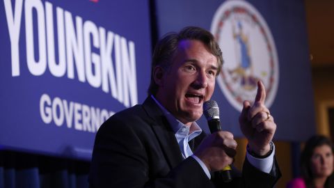 Glenn Youngkin speaks during a campaign event on July 14, 2021 in McLean, Virginia.