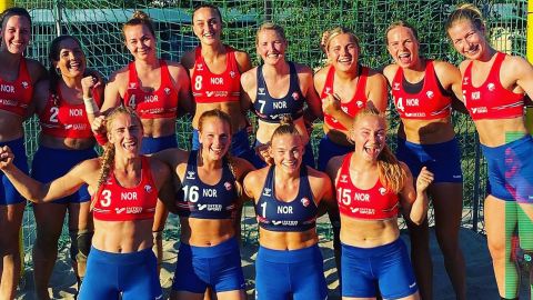 Norwegian beach handball players were fined for wearing shorts, which were deemed "improper clothing."