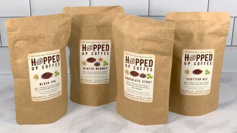 coffee hopped-up-beans