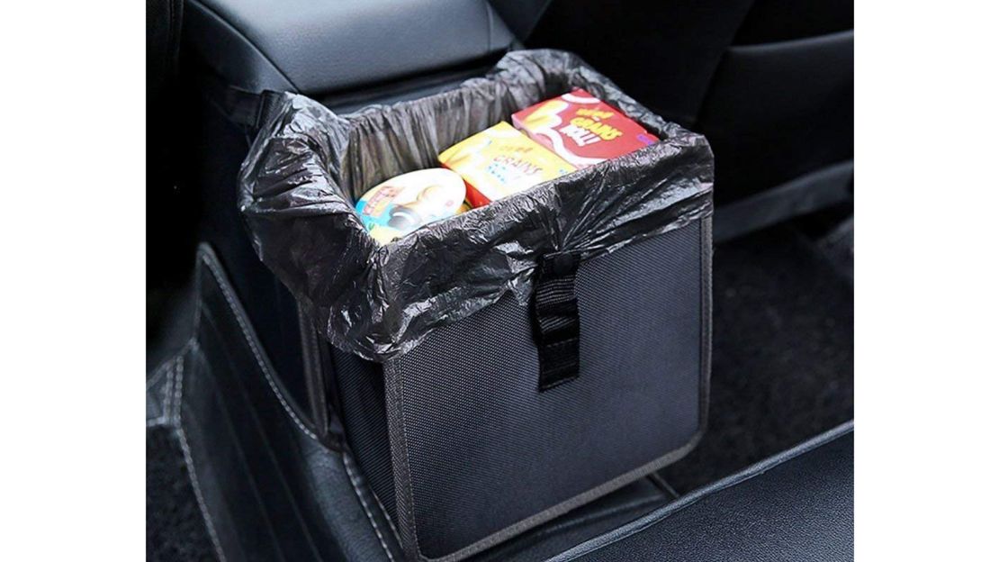 AUTO PLUS Portable Foldable Waterproof Car Trash Can Bin Car