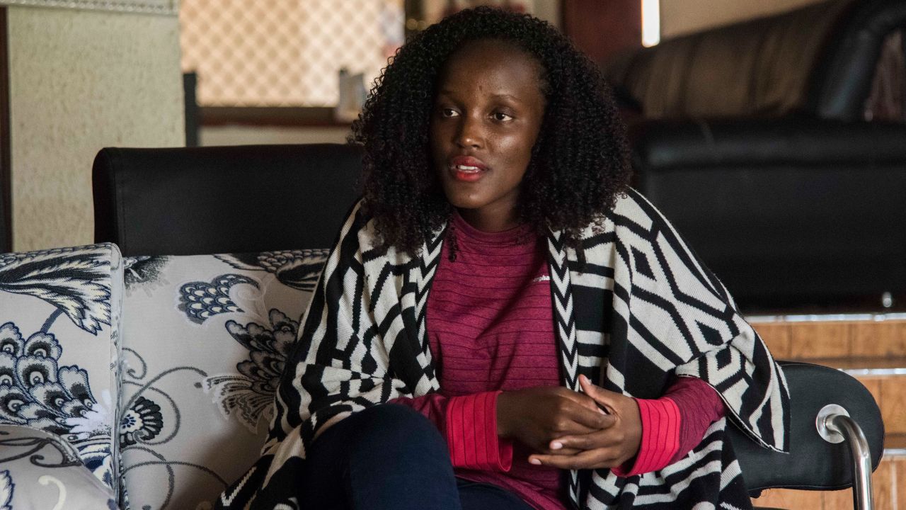 Ugandan climate activist Vanessa Nakate in her home in Kampala.