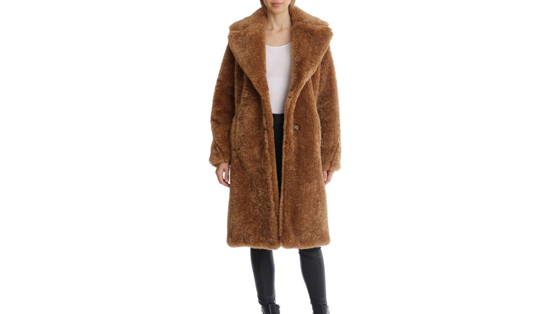 Avec Les Filles Oversized Teddy Faux Fur Coat