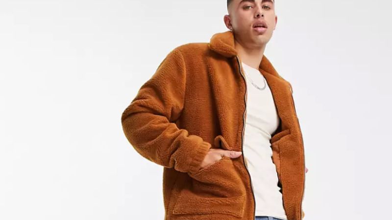 Topman shop fur jacket