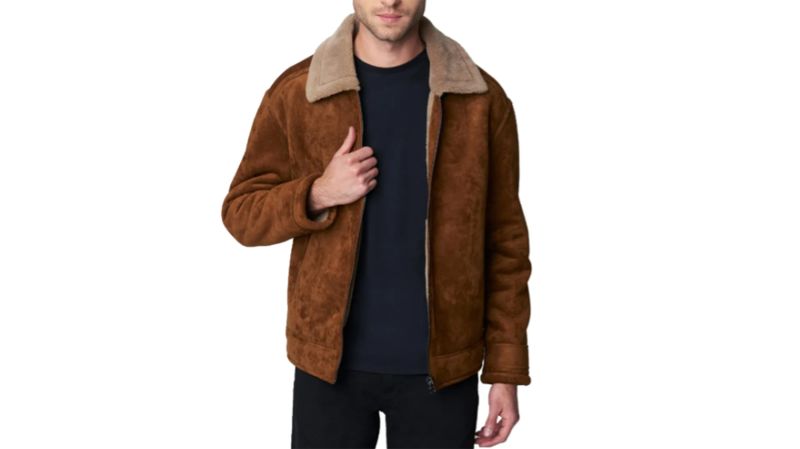 Fur lined overcoat discount mens