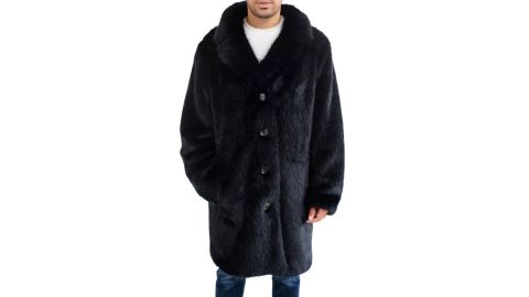 Fabulous Furs Men’s Reversible Faux Fur Storm Coat 