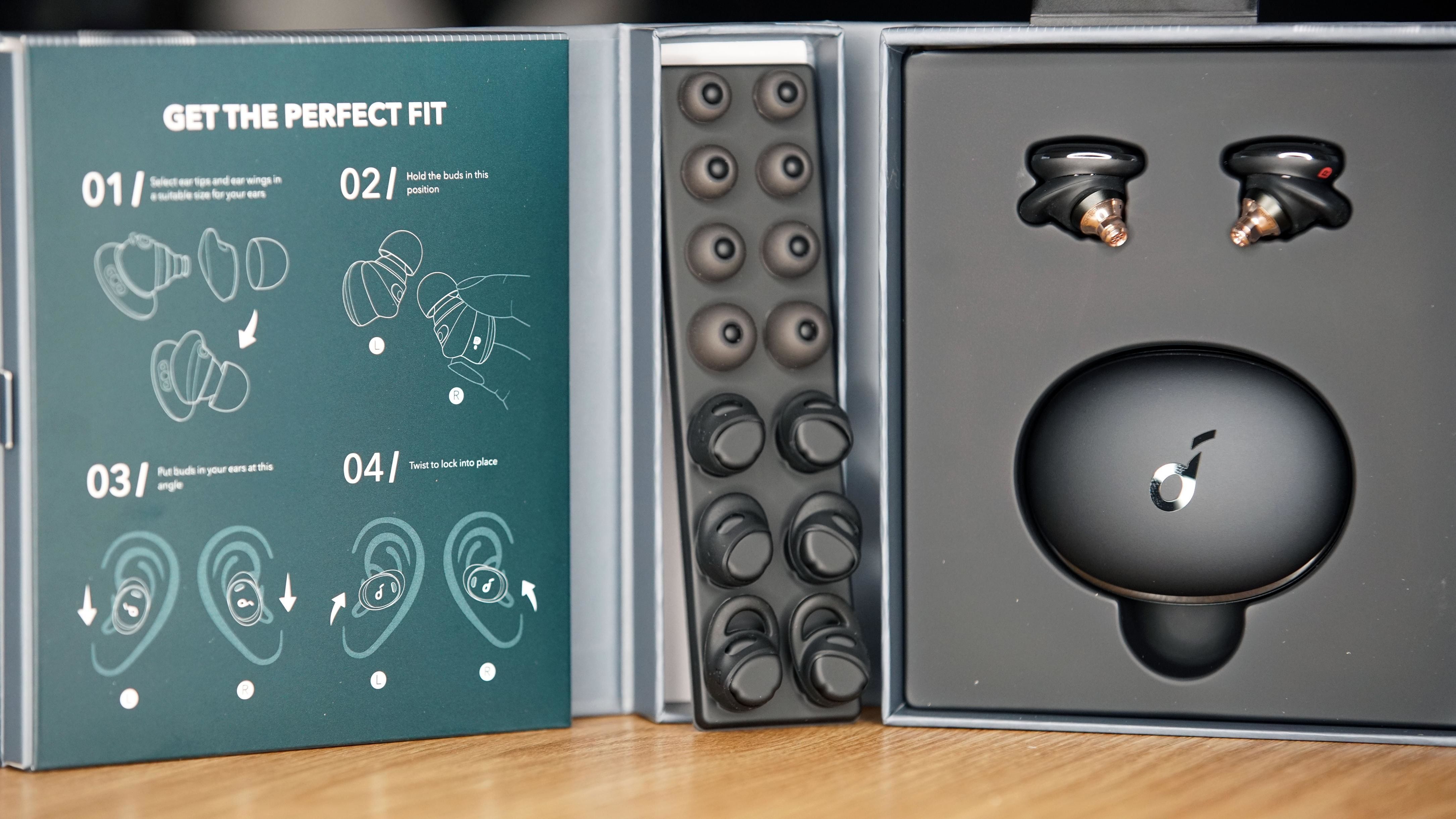 Soundcore Liberty 3 Pro Wireless In-Ear Headset - Fog Gray for sale online