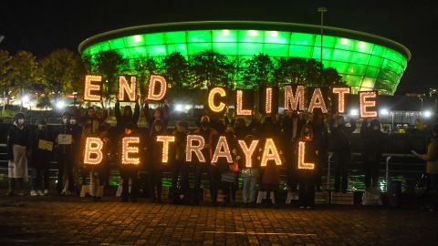 Young climate activists have been protesting in Glasgow this week at the COP26 conference.