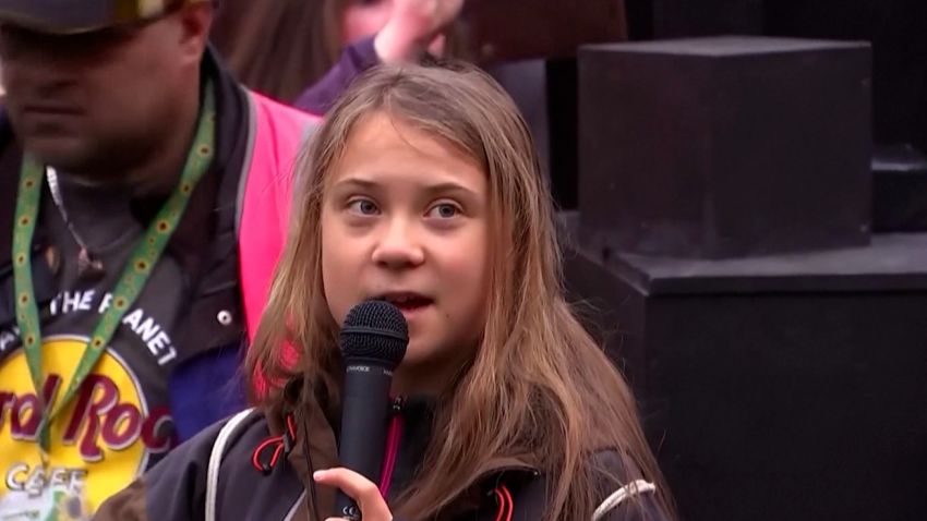 screengrab cop26 thunberg sot