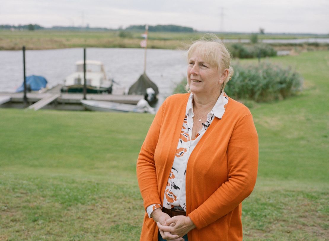 Anneke van Lelieveld used to look out over her neighbor's farmland. Now his fields are gone, and in their place is wetland. To fight the climate crisis, she says, change like that is "necessary even when it breaks your heart."