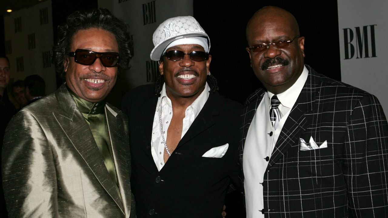 From left: Robert Wilson, Charlie Wilson and Ronnie Wilson of The Gap Band, pictured in 2005.