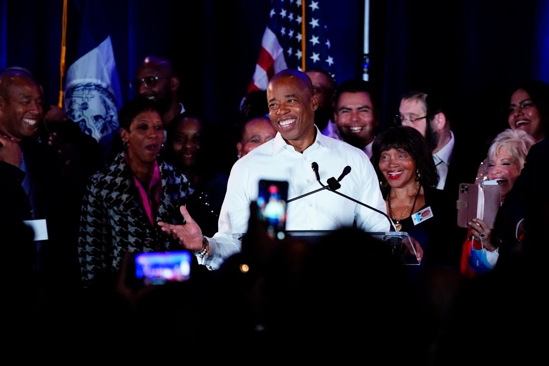 New York City Mayor-elect Eric Adams