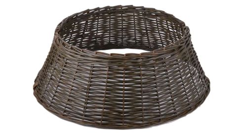 Home Accents Holiday Dark Brown Wicker Christmas Tree Collar