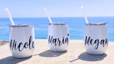 CocoAndCarter Customized Wine Tumbler