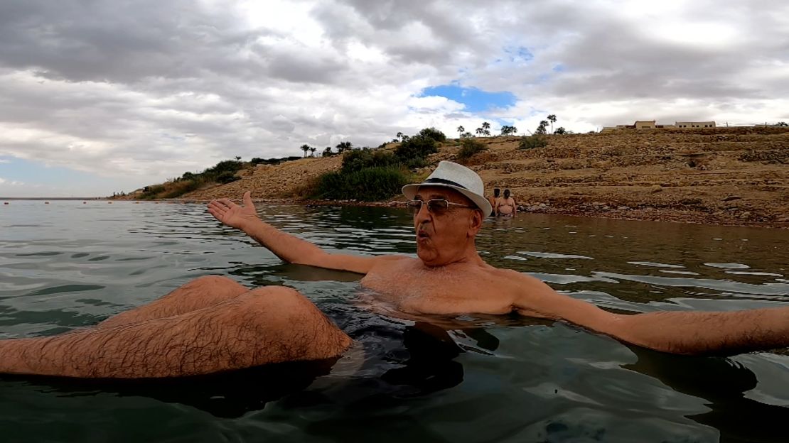 "It's very sad." Jordanian comedian Nabil Sawalha laments the Dead Sea's decline.