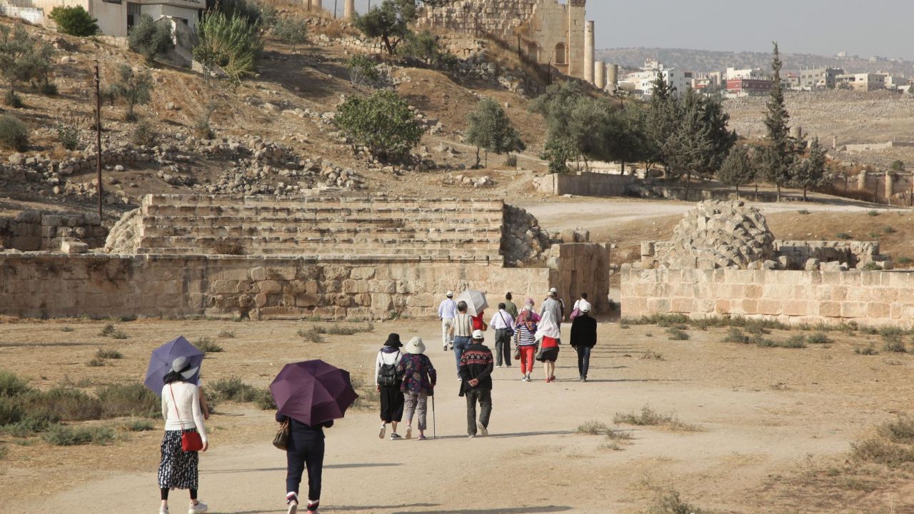 Jordan's visitor numbers have fallen sharply in recent years. 