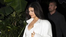 Kylie Jenner showed off her bump after dinner at Carbone in Soho.
Kylie Jenner Shows Off Her Baby Bump, New York, USA - 08 Sep 2021