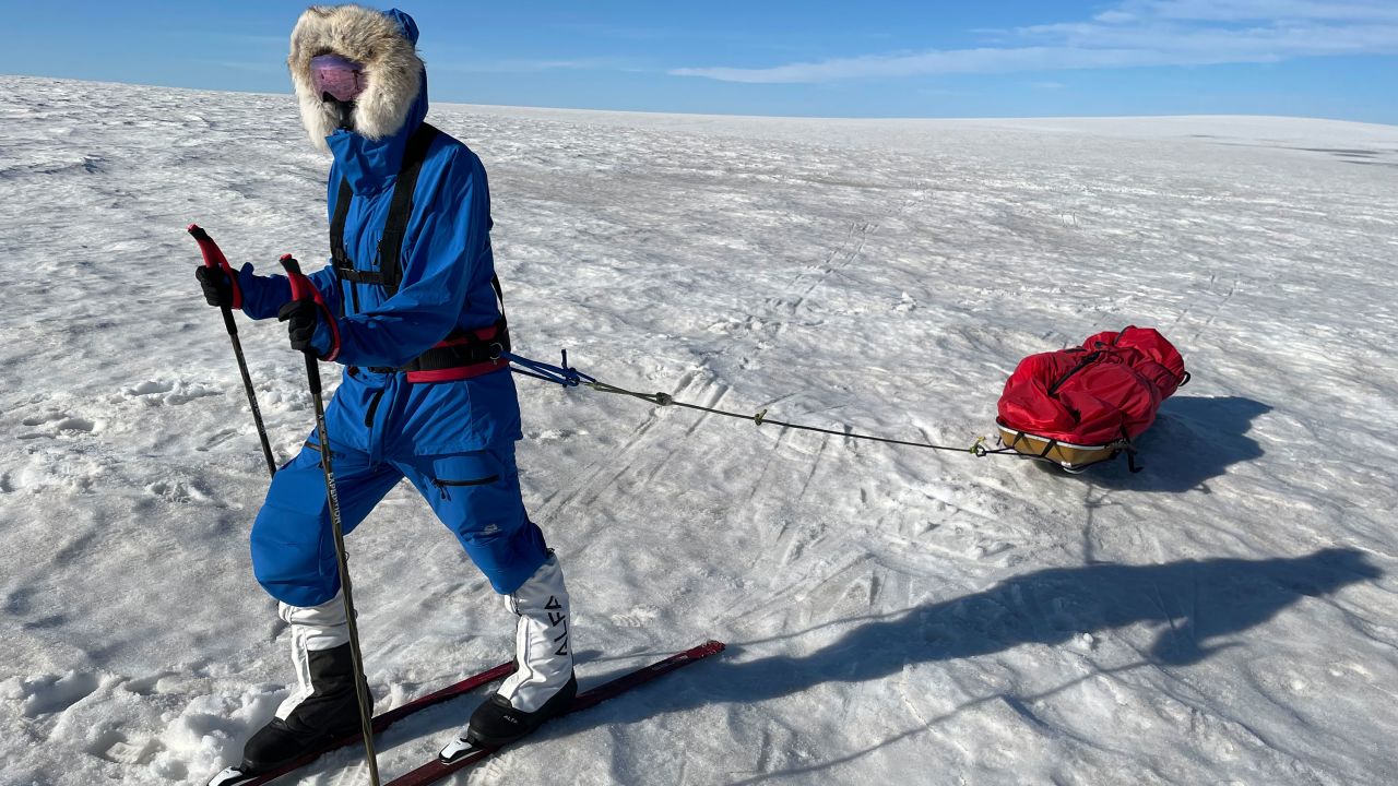 Chandi trained in Greenland in 2020.