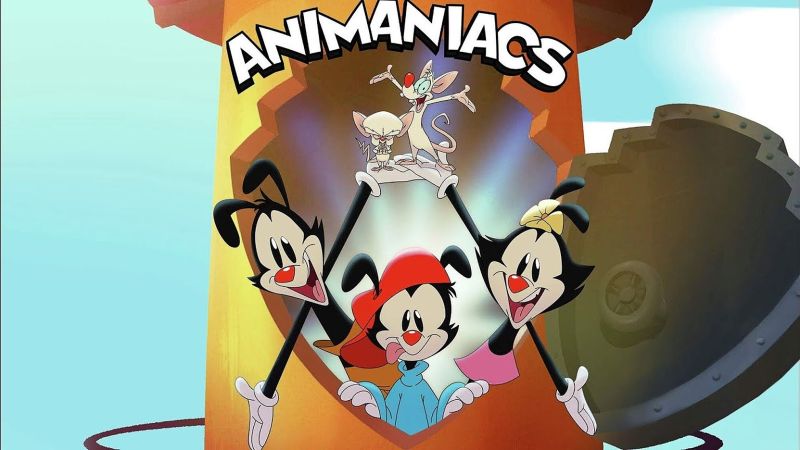 Animaniacs Womens' Wakko Yakko Dot Pinky And The Brain Sleep