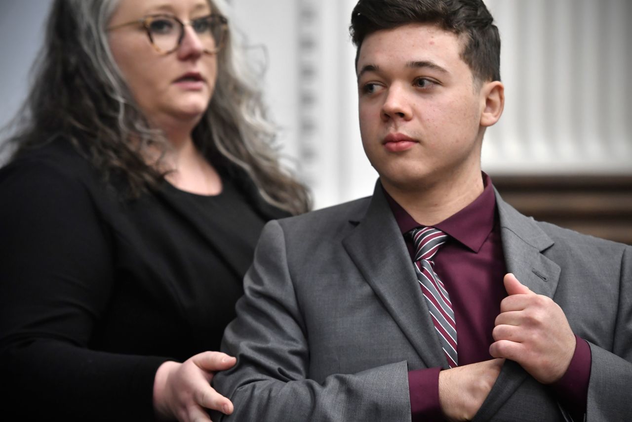Kyle Rittenhouse puts a pen in his pocket as he and his attorney, Natalie Wisco, take a break during <a href="https://www.cnn.com/2021/11/03/us/kyle-rittenhouse-trial/index.html" target="_blank">his trial in Kenosha</a>, Wisconsin, on Thursday, November 4. Rittenhouse has pleaded not guilty to seven charges, including first-degree intentional homicide, first-degree reckless homicide and first-degree attempted intentional homicide. His attorney says he acted in self-defense.
