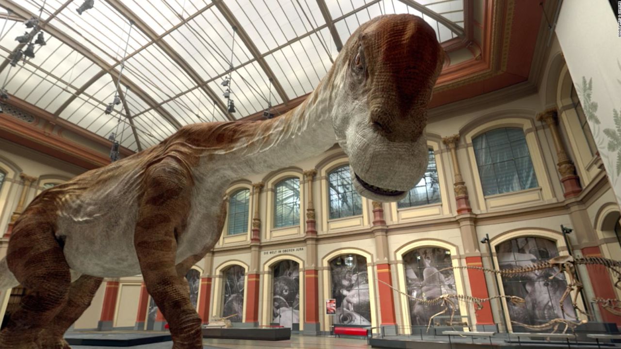 Google Arts & Culture has brought dinosaurs to life using VR. 