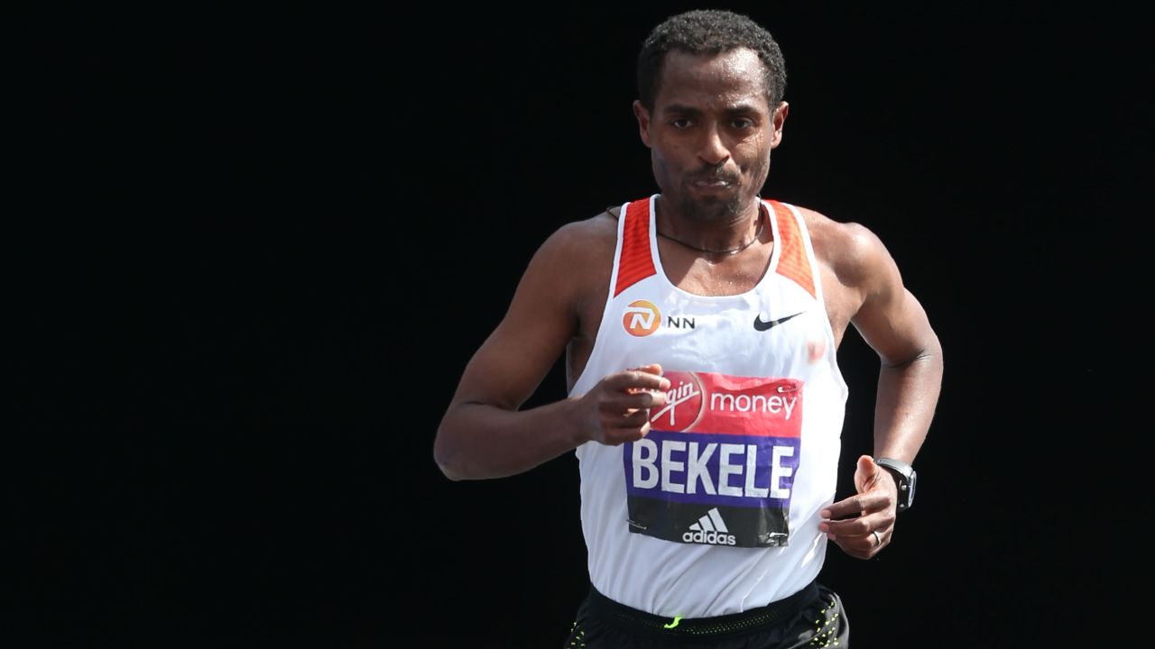 Bekele, seen competing in London in 2017, will race at this weekend's New York City Marathon.