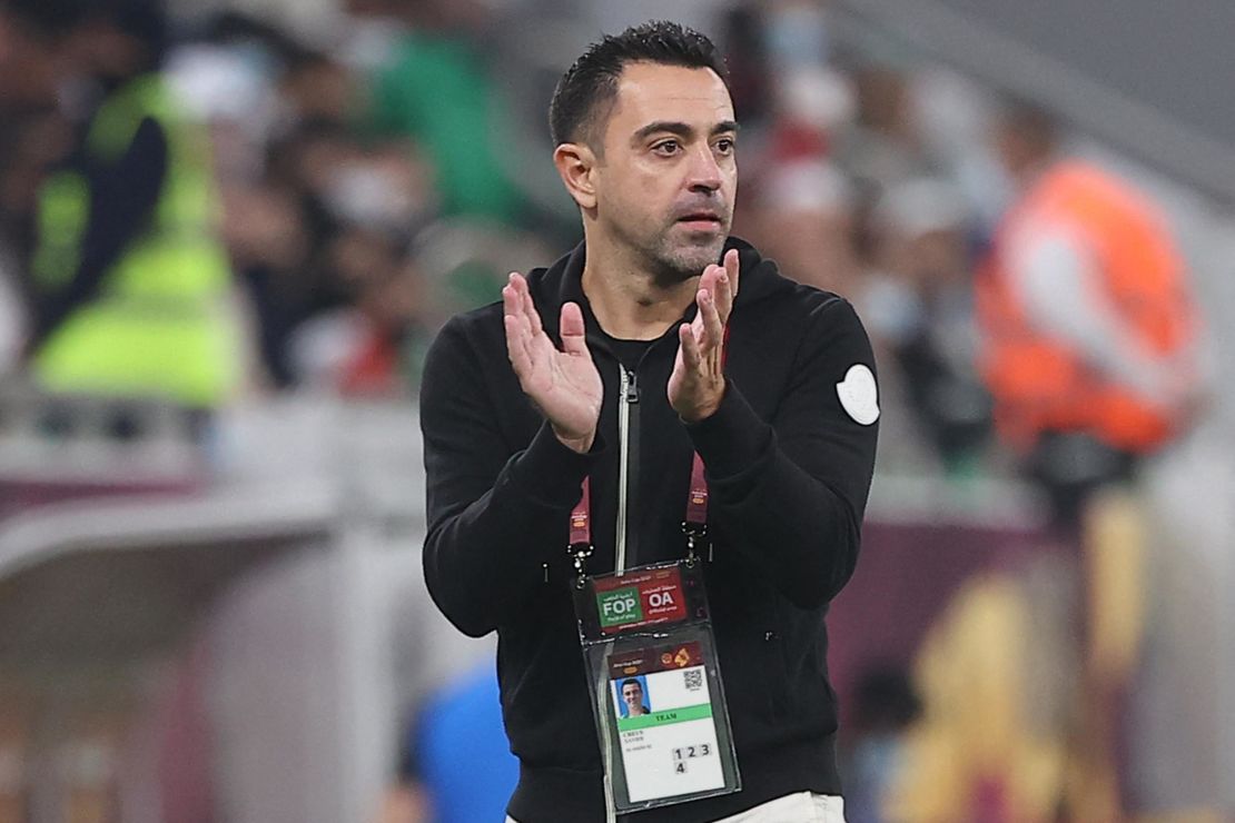 Xavi managed Al-Sadd for two years. 