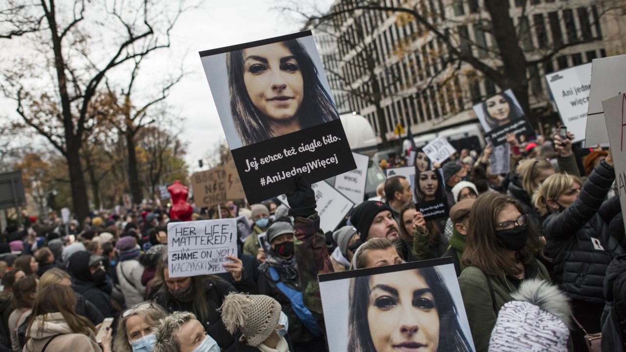 Thousands of protesters take to the streets of Warsaw on Saturday under the slogan "March for Iza"  to mark the first anniversary of a Constitutional Court ruling that imposed a near-total ban on abortion, and also to commemorate the death of pregnant Polish woman Iza.