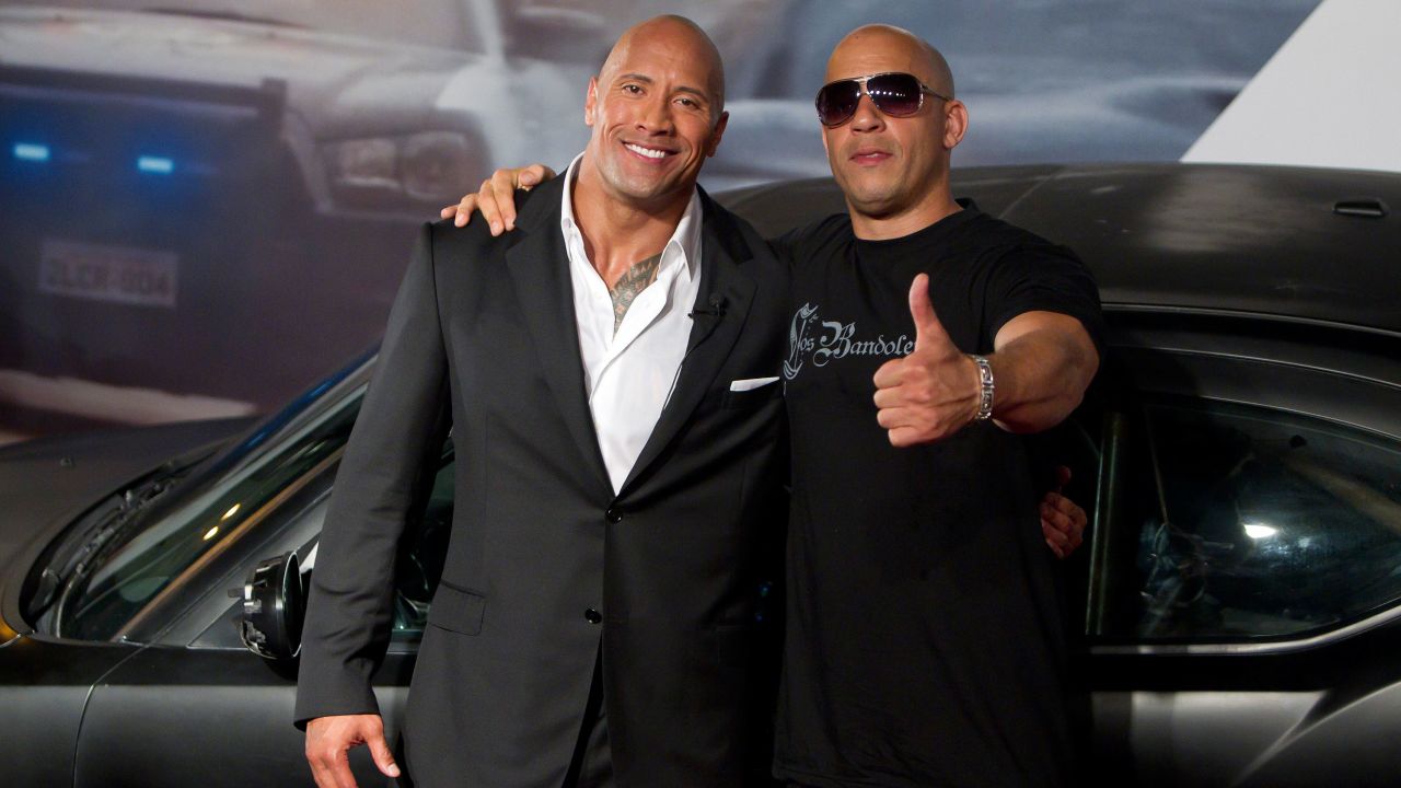 Vin Diesel (right) wants to end the feud that has been running since 2016.