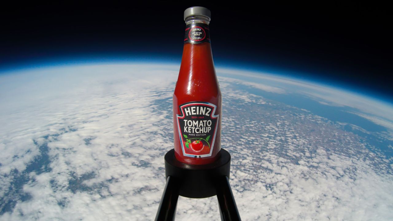 Ketchup is catching up in the space race.